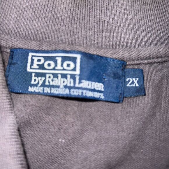Polo Ralph Lauren Big Pony Short Sleeve Shirt Size 2X  Gray - Picture 4 of 4